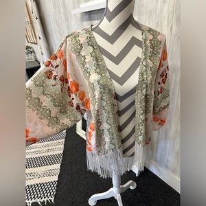Coco and Jameson Boho Fringe Cardigan